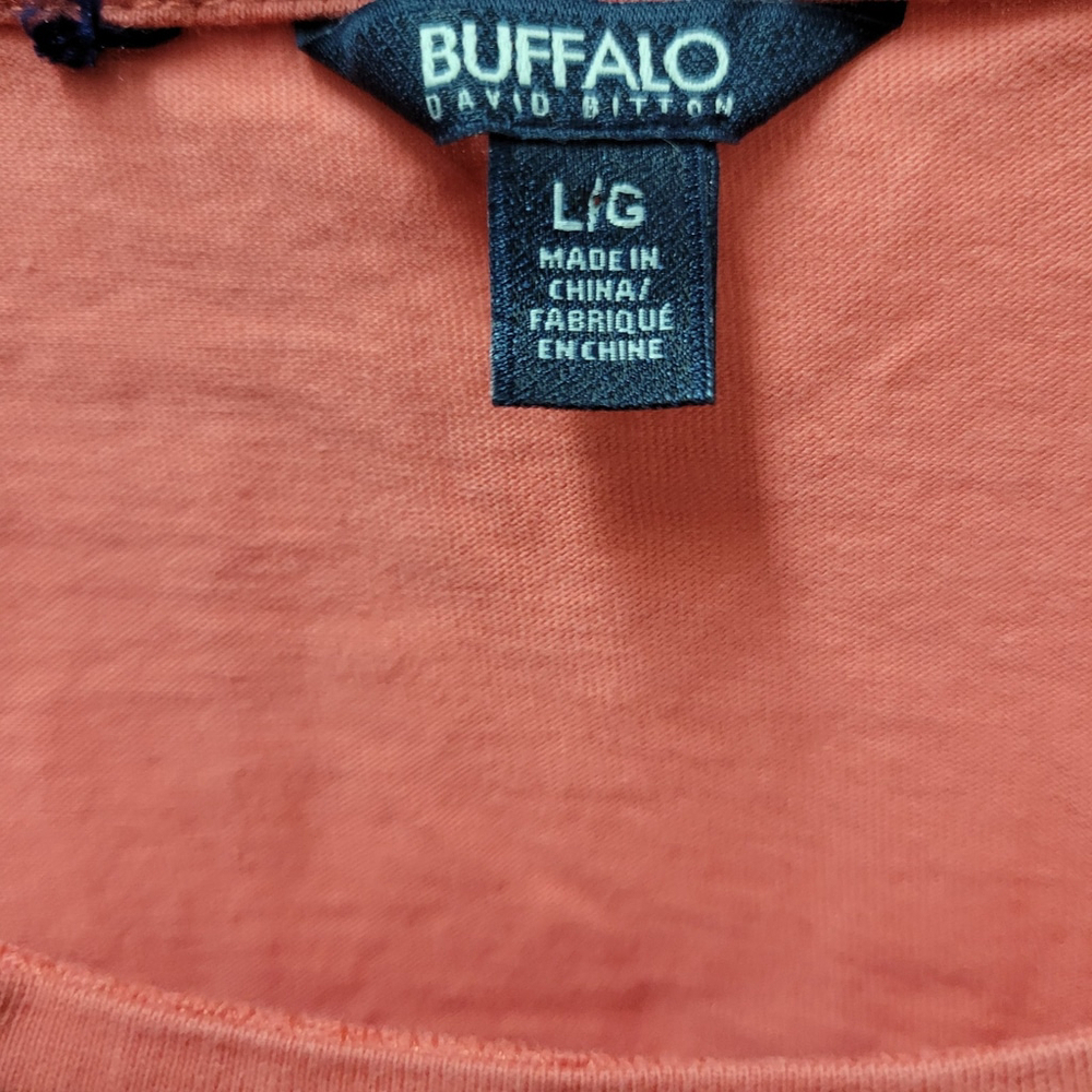 Buffalo David Bitton Women's Puff Short Sleeves Blouse Large - Picture 8 of 9